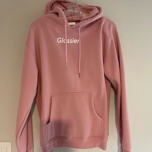 Dossier Hoodie SZ Small Pale Pink Worn Twice